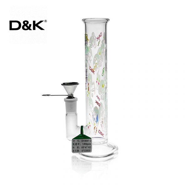 D&K Dengke 195mm/7.68 inches Straight Glass Bong - Image 2
