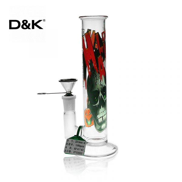 D&K Dengke 195mm/7.68 inches Straight Glass Bong - Image 5