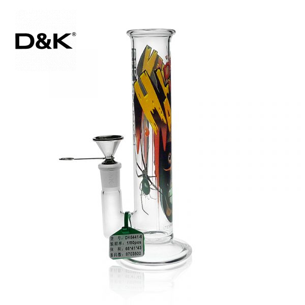 D&K Dengke 195mm/7.68 inches Straight Glass Bong - Image 6