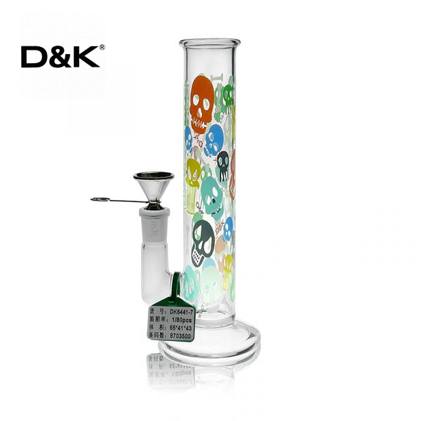 D&K Dengke 195mm/7.68 inches Straight Glass Bong - Image 7