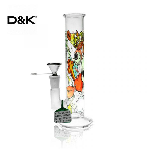 D&K Dengke 195mm/7.68 inches Straight Glass Bong - Image 8